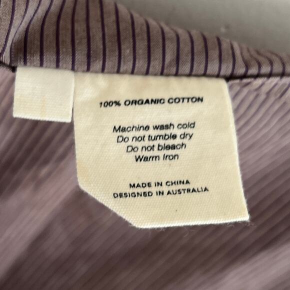 DEIJI STUDIOS The Double Tie Striped Organic Cotton-poplin Wrap Midi Dress S/M - Picture 5 of 12